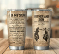 Bikergod Motorcycle Father And Son Riding Partner For Life Stainless Steel 20 Oz Tumbler- NAAL200