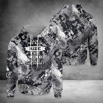 Bikergod Motorcycle Race Ride & Chase Hoodie Design 3D Full Printed Sizes S - 5XL - NAAK301