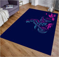 Bikergod Motorcycle Biker Rug Home Floor Decor NACA93