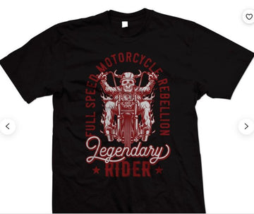 Bikergod Motorcycle Legendary Biker T-shirt Design 2D Full Printed Sizes S - 5XL - NAAH17