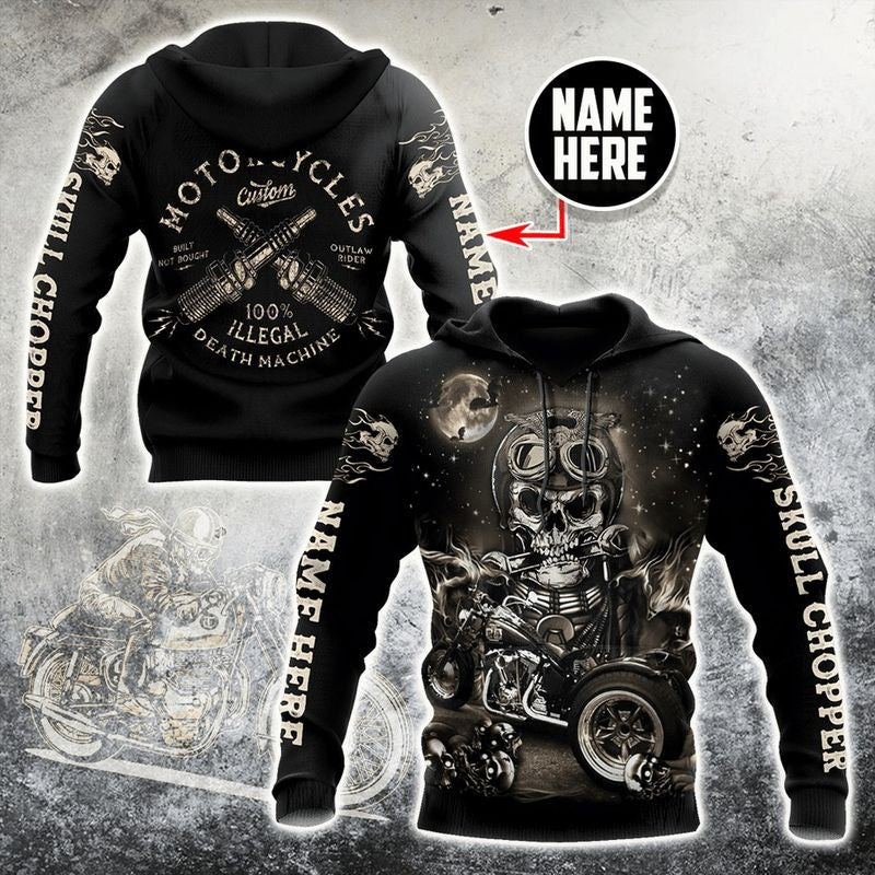 Bikergod Motorcycle Hoodie/Ziphoodie Design 3D Full Printed Sizes S - 5XL MT151154