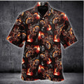Bikergod Motorcycle Skull Ride Hawaii Shirt Design 3D Full Printed Sizes S - 5XL NAAB330