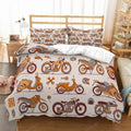 Bikergod Motorcycle Bedding Set Cover Design 3D - NAAH51