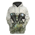 Bikergod Motorcycle Hoodie/Zip hoodie, Sweatshirt, T-shirt Design 3D Full Printed Sizes S - 5XL - MT151122