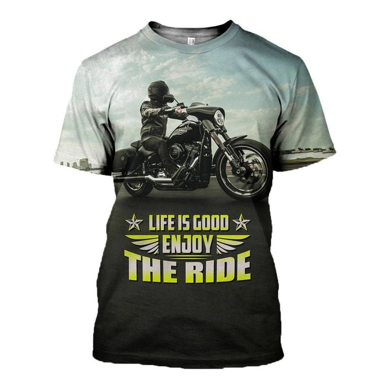 Bikergod Motorcycle T-shirt Design 3D Full Printed Sizes S - 5XL - MT151181
