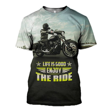 Bikergod Motorcycle T-shirt Design 3D Full Printed Sizes S - 5XL - MT151181