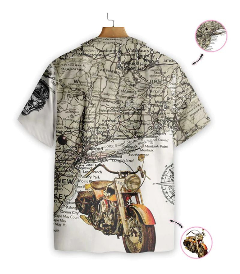 Bikergod Motorcycle Trouble Makers Born To Ride Hawaii Shirt Design 3D Full Printed Sizes S - 5XL NAAB339