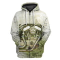Bikergod Motorcycle Hoodie/Zip hoodie, Sweatshirt, T-shirt Design 3D Full Printed Sizes S - 5XL - MT151146