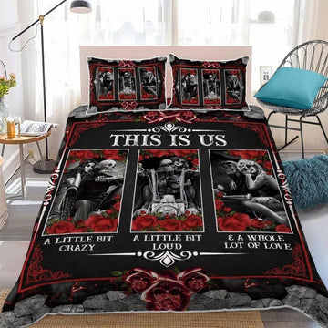 Bikergod Motorcycle Bedding Set Cover Design 3D - MT151203