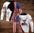 Bikergod Motorcycle Americal Flag Biker Jesus Take The Wheel Hoodie Design 3D Full Printed Sizes S - 5XL - NAAM31