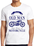 Bikergod Motorcycle Never Underestimate An Old Man That Rides A Motorcycle T-shirt Design 2D Full Printed Sizes S - 5XL - NAS7936