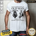 Bikergod Motorcycles Old Man Loves Motorcycles And Climbing T-shirt Design 2D Full Printed Sizes S - 5XL - NAAB193