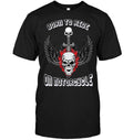 Bikergod Motorcycle Borm to ride on motorcycle T-shirt Design 2D Full Printed Sizes S - 5XL - NAAR70