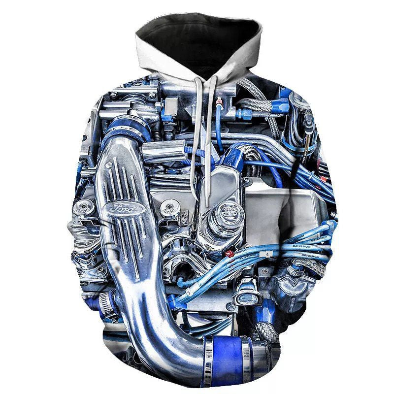 Bikergod Motorcycle  Hoodies Full Design 3D Full Printed Size S-5XL-HFG457