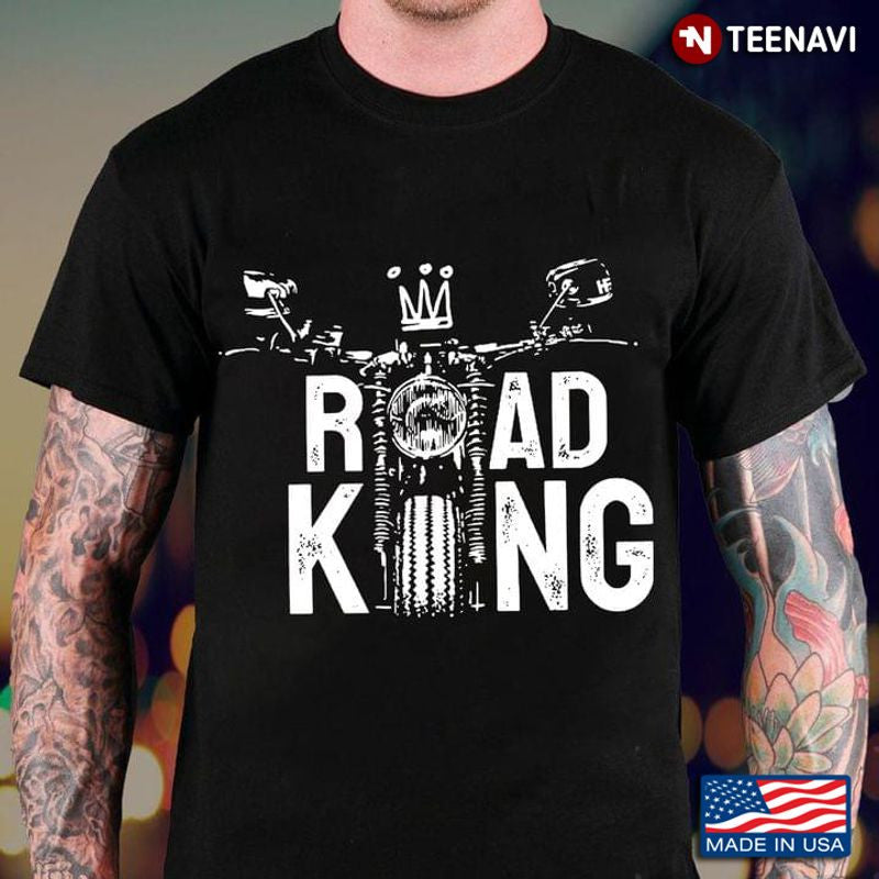 Bikergod Motorcycle Road King T-shirt Design 2D Full Printed Sizes S - 5XL - NAAR25