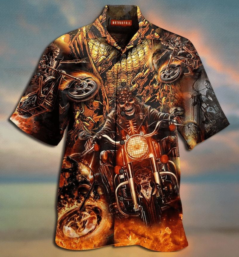 Bikergod Motorcycle Hawaii Shirt Design 3D Full Printed Sizes S - 5XL MT151219
