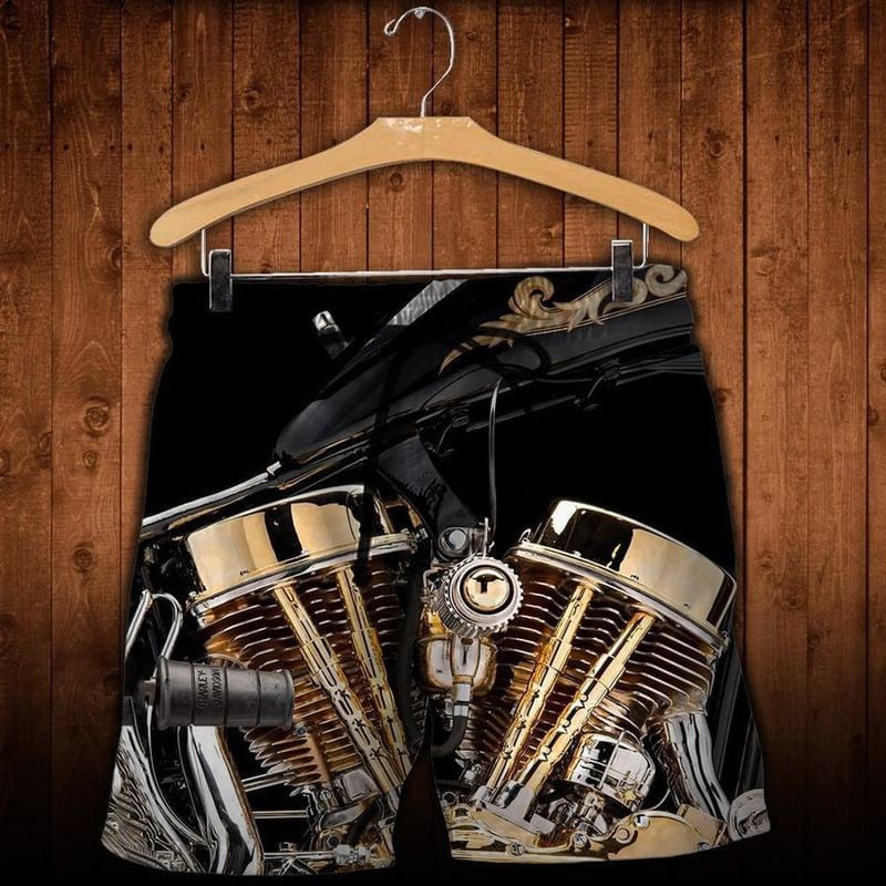 Bikergod Motorcycle Hawaiian Shorts Sizes S - 5XL - MT151173