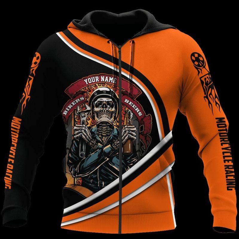 Bikergod Motorcycle Hoodie/Ziphoodie Design 3D Full Printed Sizes S - 5XL MT151155