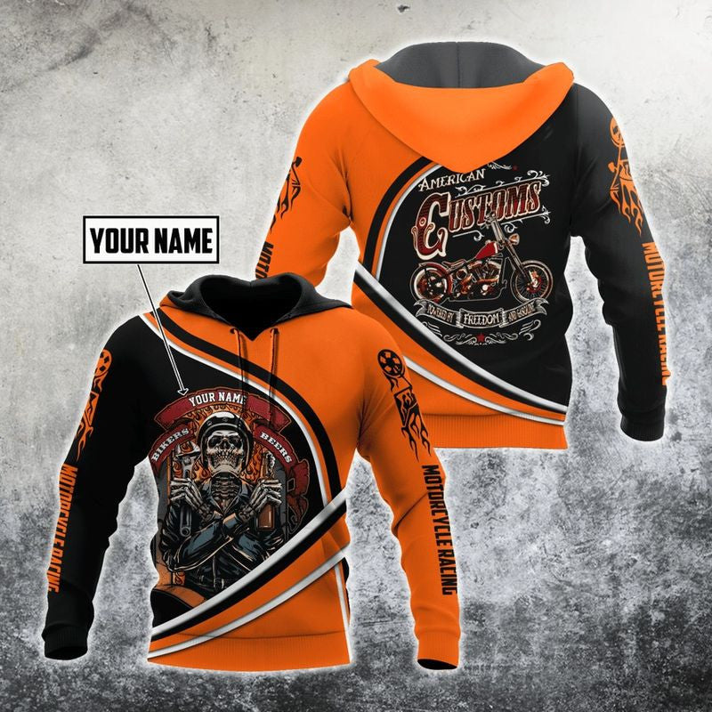 Bikergod Motorcycle Hoodie/Ziphoodie Design 3D Full Printed Sizes S - 5XL MT151155
