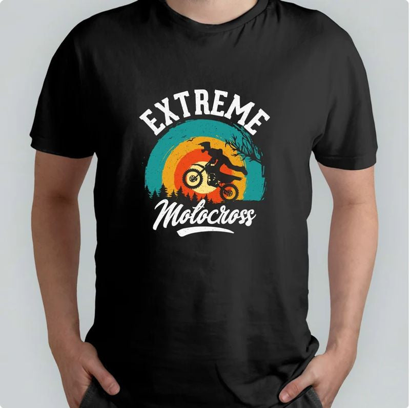 Bikergod Motorcycles Motorcross Vintage T-shirt Design 2D Full Printed Sizes S - 5XL - NAAB355