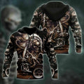 Bikergod Native Skull Motorcycle Hoodie Design 3D Full Printed Sizes S - 5XL - NAQ5460