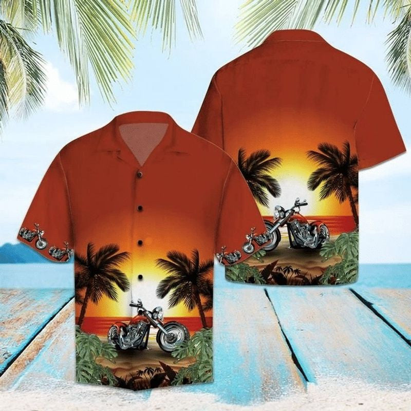 Bikergod Motorcycle Hawaii Shirt Design 3D Full Printed Sizes S - 5XL MT151214