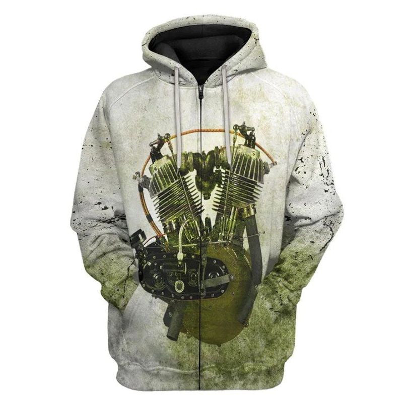 Bikergod Motorcycle  Hoodies Zip Hoodies Full Design 3D Full Printed Size S-5XL-HHJ96913