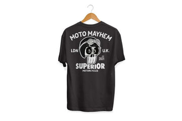 Bikergod Motorcycle Motomayhem Superior Motorcycles T-shirt Design 2D Full Printed Sizes S - 5XL - NAS7915