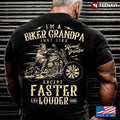 Bikergod Motorcycle I’m A Biker Grandpa T-shirt Design 2D Full Printed Sizes S - 5XL - NAAR89