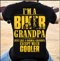 Bikergod Motorcycle I'm a biker grandpa T-shirt Design 2D Full Printed Sizes S - 5XL - NAAM52