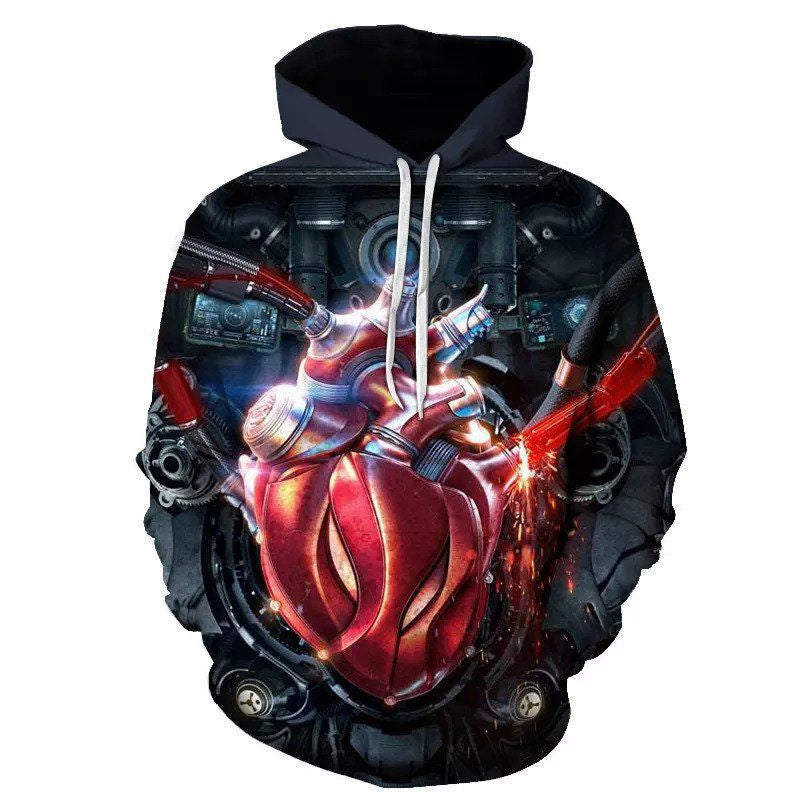 Bikergod Motorcycle  Hoodies Full Design 3D Full Printed Size S-5XL-HFG461