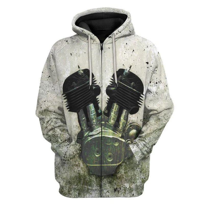 Bikergod Motorcycle  Hoodies Zip Hoodies Full Design 3D Full Printed Size S-5XL-HHJ96914