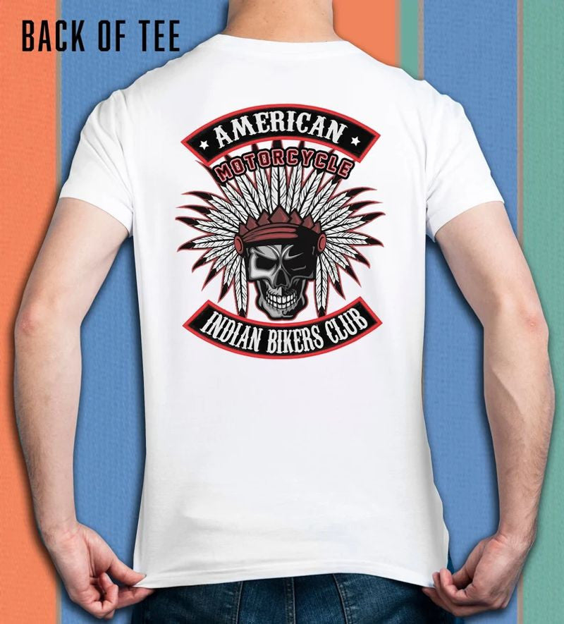 Bikergod Motorcycle American Motorcycle Indian Bikers Club T-shirt Design 2D Full Printed Sizes S - 5XL - NAS7910