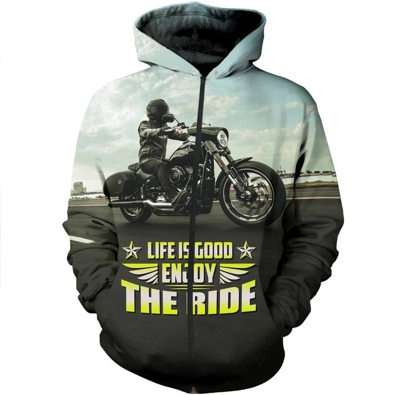 Bikergod Motorcycle Hoodie/Zip hoodie Design 3D Full Printed Sizes S - 5XL - MT151188