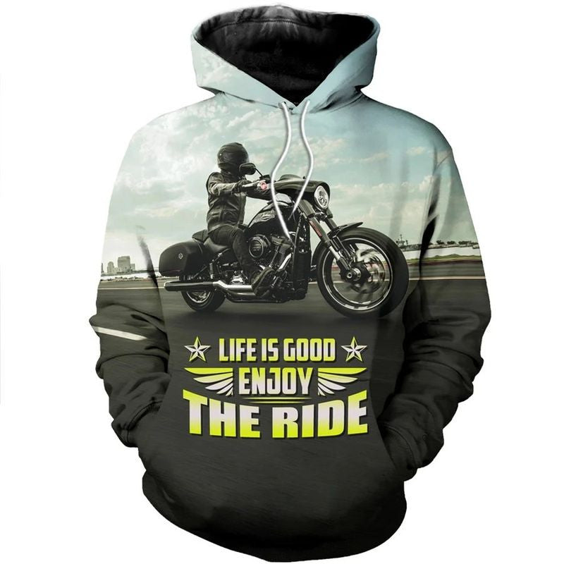 Bikergod Motorcycle Hoodie/Zip hoodie Design 3D Full Printed Sizes S - 5XL - MT151188