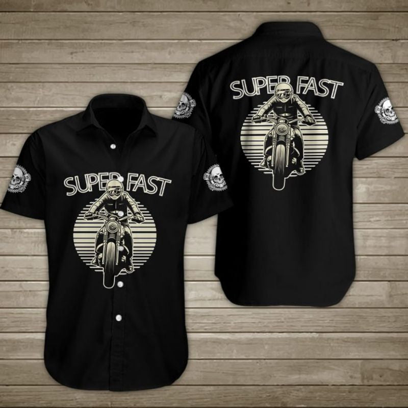 Bikergod Motorcycles Button Shirt Design 3D Full Printed Sizes S - 5XL NAL222