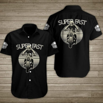 Bikergod Motorcycles Button Shirt Design 3D Full Printed Sizes S - 5XL NAL222