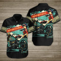Bikergod Motorcycles Button Shirt Design 3D Full Printed Sizes S - 5XL NAL189