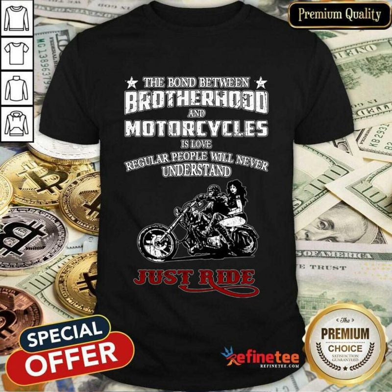 Bikergod Motorcycles Brotherhood And Motorcycles T-shirt Design 2D Full Printed Sizes S - 5XL - NAAB180