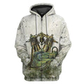 Bikergod Motorcycle Hoodie/Zip hoodie, Sweatshirt, T-shirt Design 3D Full Printed Sizes S - 5XL - MT151147