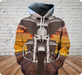 Bikergod Motorcycle Hoodie Design 3D Full Printed Sizes S - 5XL - NAAM72