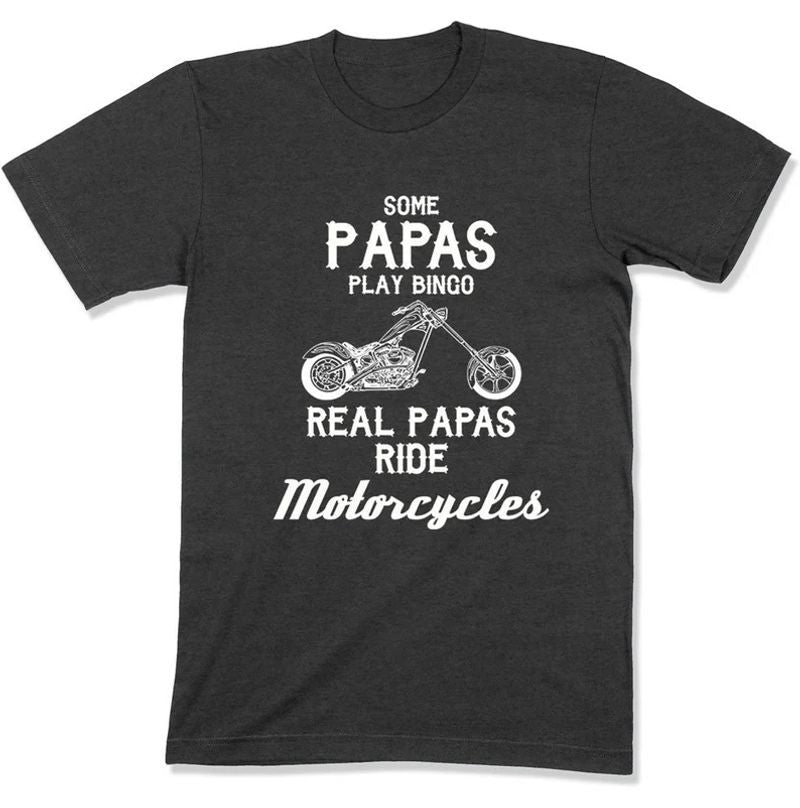 Bikergod Motorcycle Real Papas Ride Motorcycle T-shirt Design 2D Full Printed Sizes S - 5XL - NAS7924
