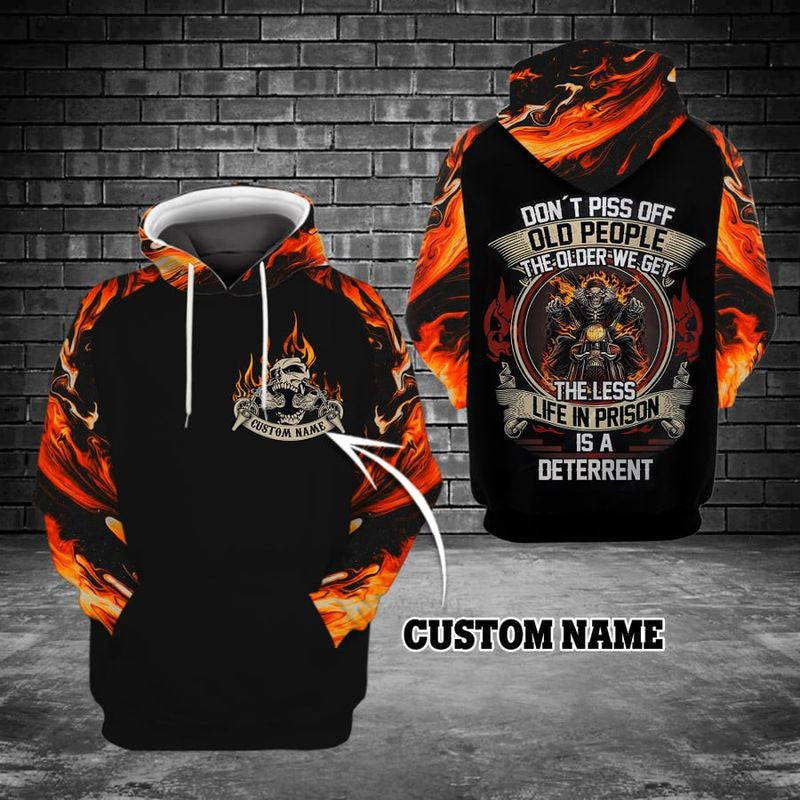 Bikergod Motorcycle Hoodie/Ziphoodie Design 3D Full Printed Sizes S - 5XL MT151150