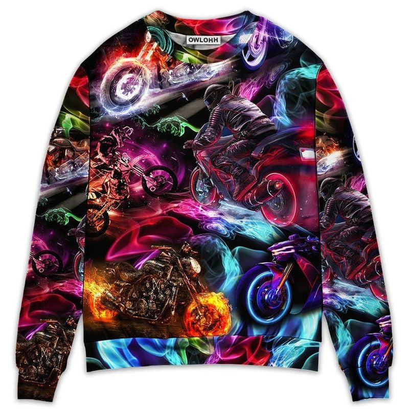 Bikergod Motorcycle Sweatshirt Design 3D Full Printed Sizes S - 5XL - MT151168