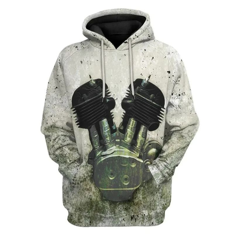 Bikergod Motorcycle Hoodie/Zip hoodie, Sweatshirt, T-shirt Design 3D Full Printed Sizes S - 5XL - MT151133