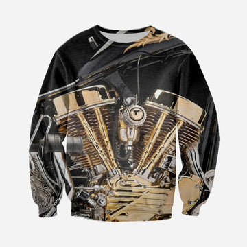 Bikergod Motorcycle Sweatshirt Design 3D Full Printed Sizes S - 5XL - MT151139