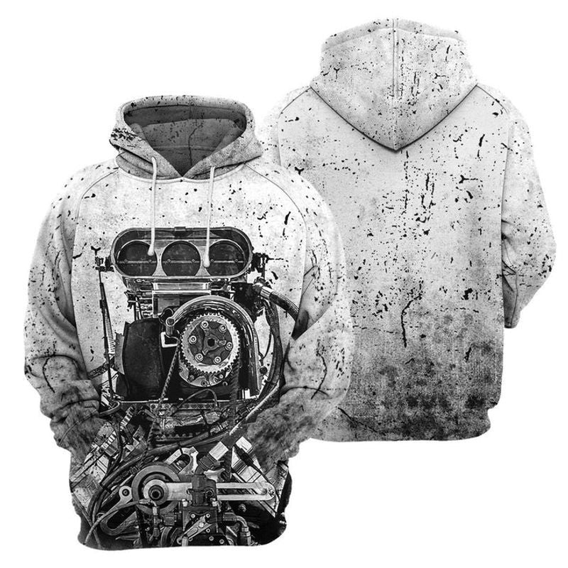 Bikergod Motorcycle Hoodie Design 3D Full Printed Sizes S - 5XL- HHJ969