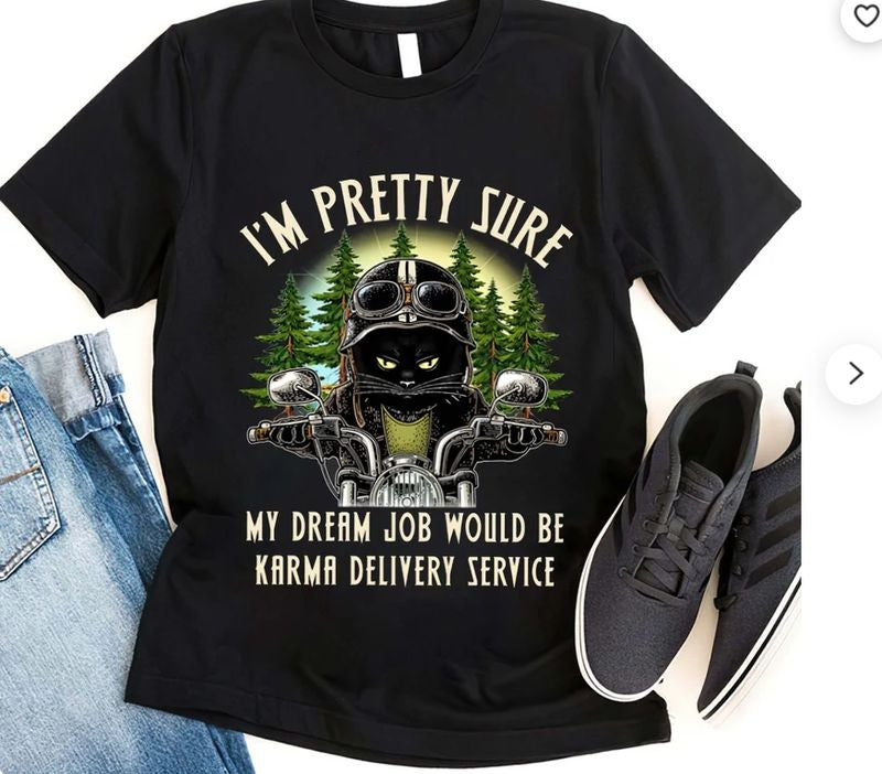 Bikergod Motorcycles Cat Biker T-shirt Design 2D Full Printed Sizes S - 5XL - NAU958292