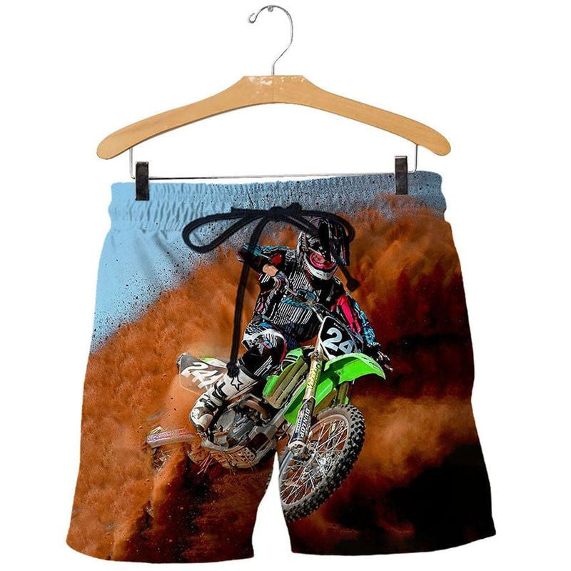 Bikergod Motorcycle Hawaiian Shorts Sizes S - 5XL - MT151161