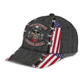 Bikergod Motorcycle American Flag Classic Cap NABH217